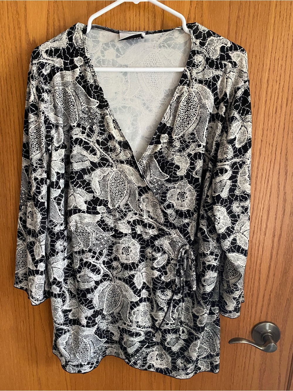 Fashion Bug Women’s Wrap Blouse - Approx size 1X